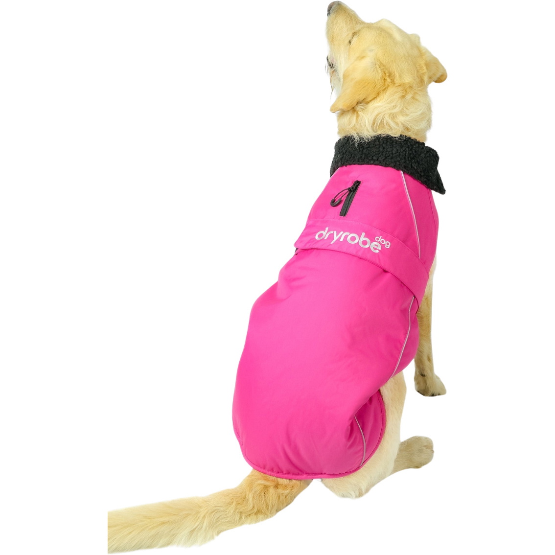 2026 Dryrobe Dog Coat V3DRDC - Pink / Black